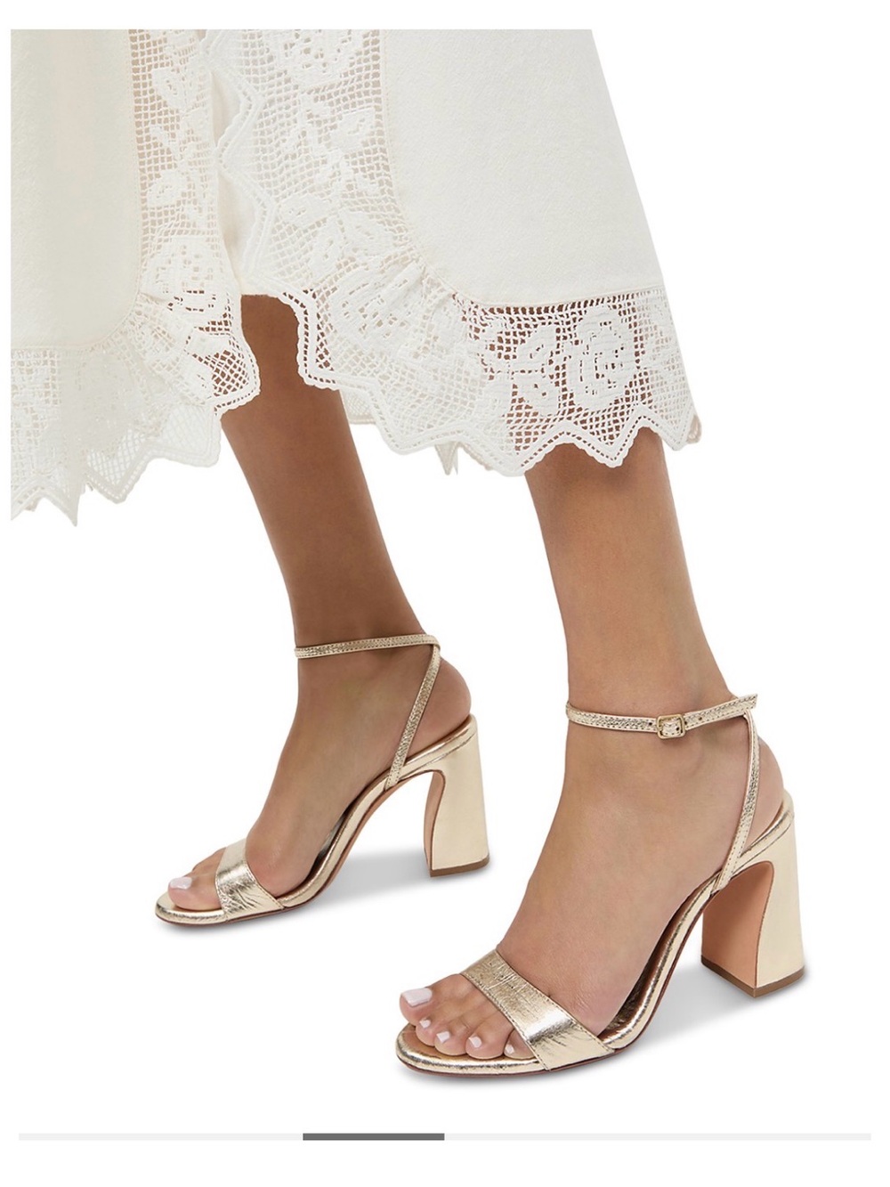 Loeffler Randall Malia Heeled Sandals Metallic